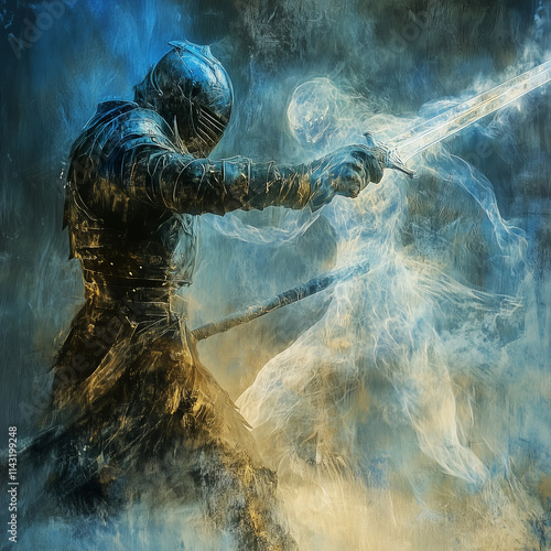 Medieval Warrior Combat Neurogloves His Double