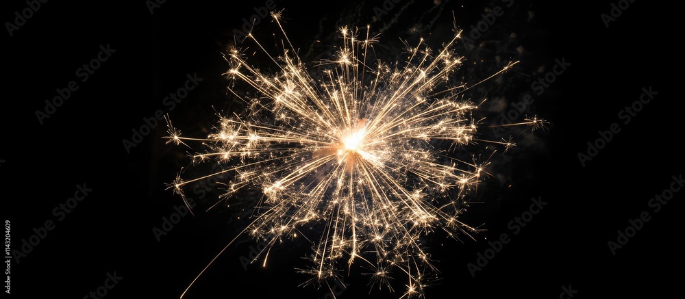 Sparkling fireworks illuminating the night sky at a festive celebration marking the start of annual festivities and joyful gatherings. Sparkling fireworks illuminating the night sky at a festive celebration marking the start of annual festivities and joyful gatherings.