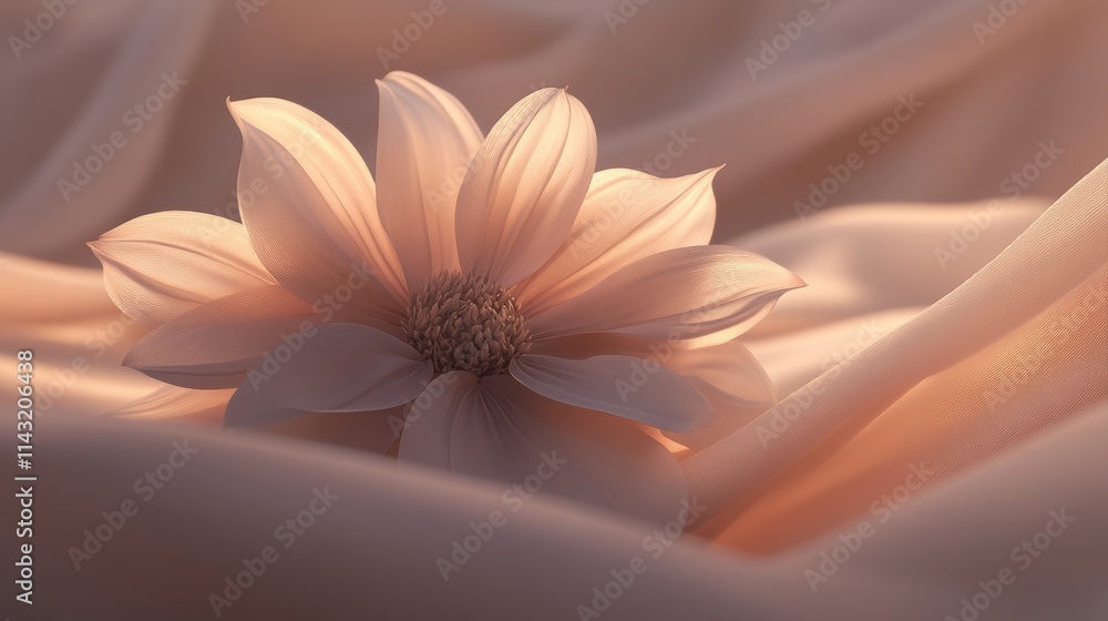 Obraz premium flower in the dark