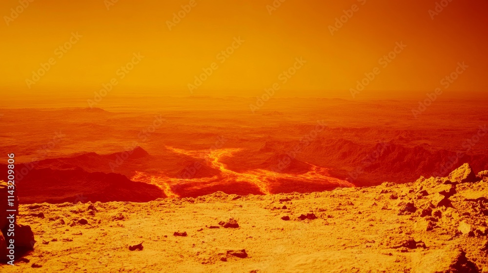 Naklejka premium person walking in the mountains