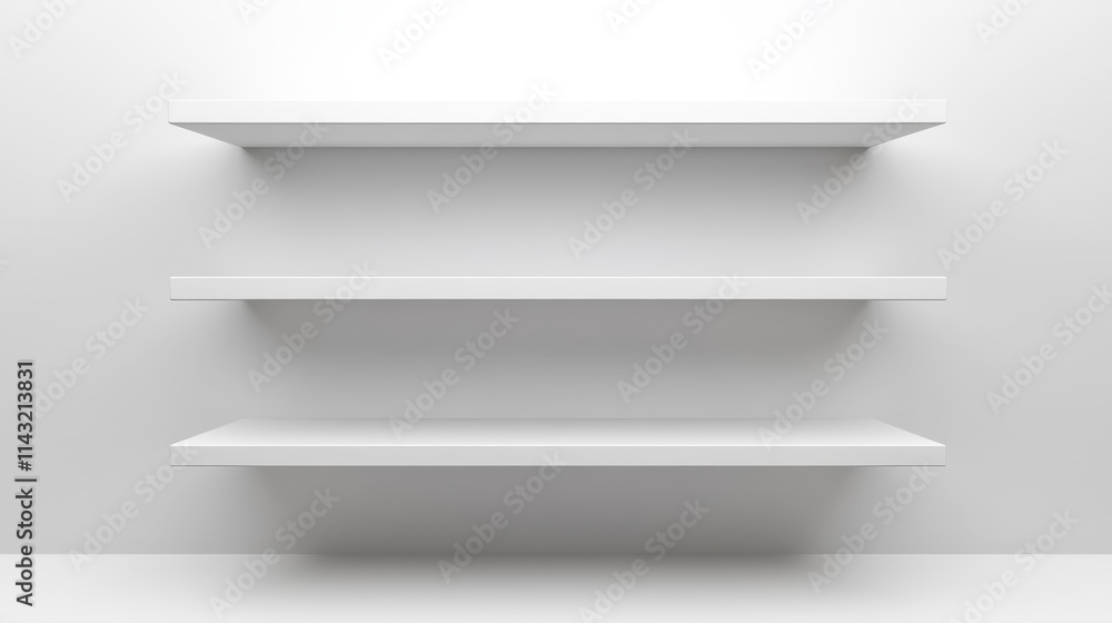 Modern White Bookshelf with Bold Design Modern White Bookshelf with Bold Design