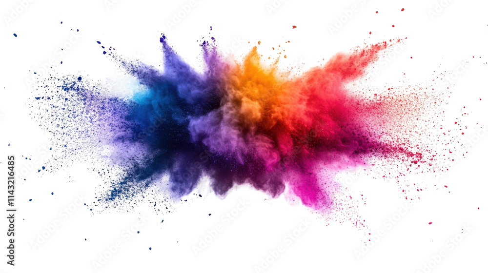 Fiery sand explosion, transparent background Fiery sand explosion, transparent background