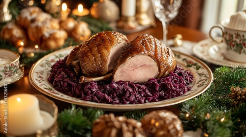 Traditional german christmas foods photo