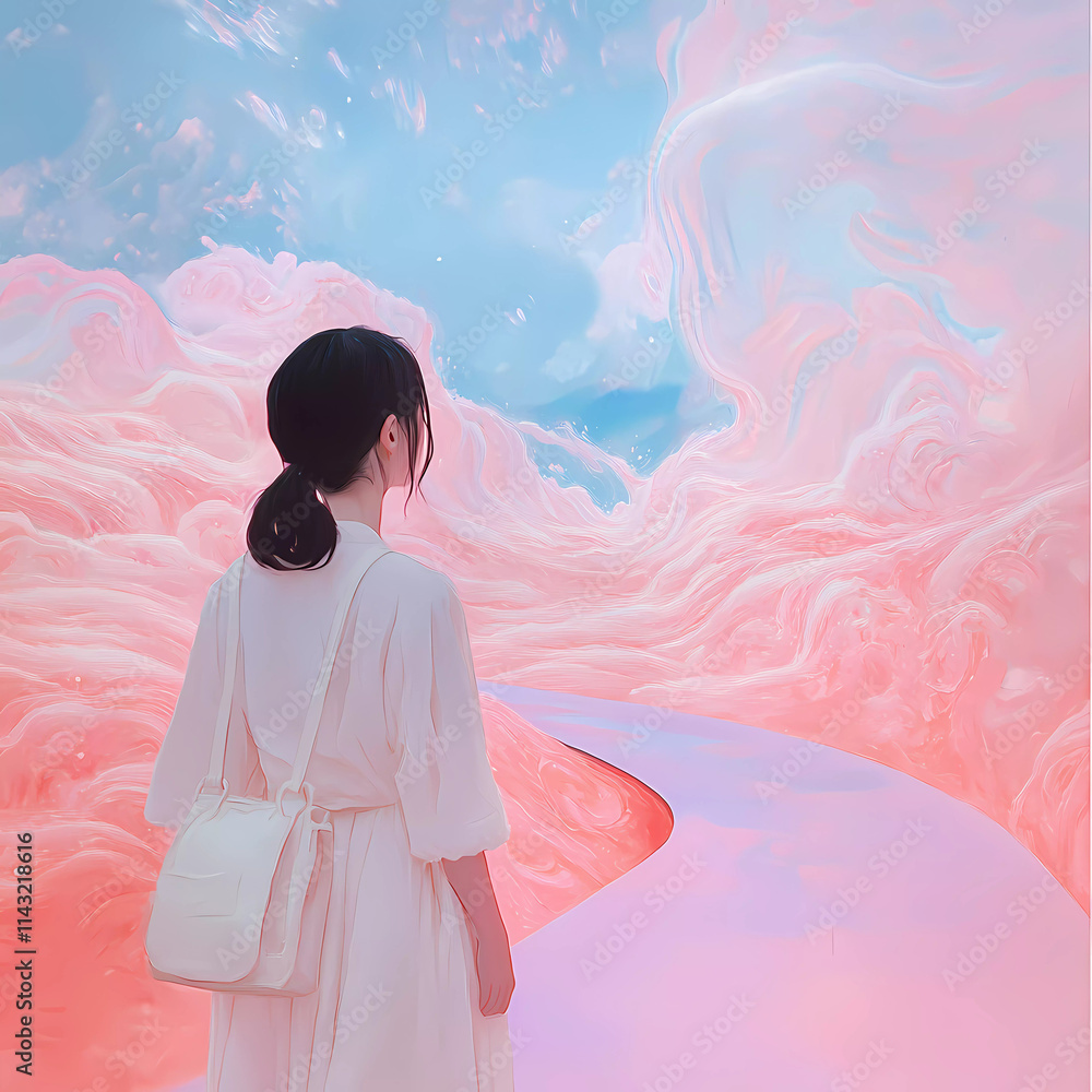Lo-Fi music picture The background that goes well with the lo-fi music genre Generative AI Lo-Fi music picture The background that goes well with the lo-fi music genre Generative AI