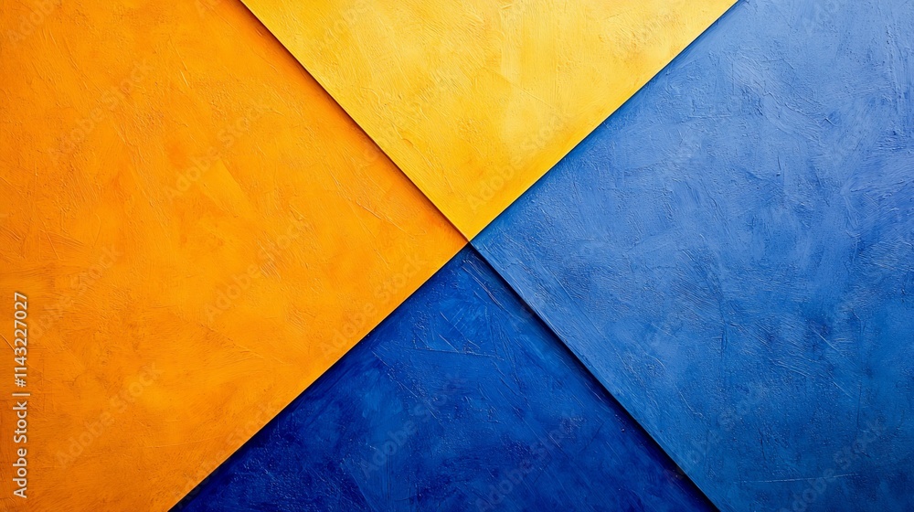 Abstract geometric background with orange and blue hues. Abstract geometric background with orange and blue hues.