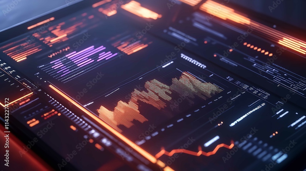 Charts, Tablet, and Financial Documents Isolated Charts, Tablet, and Financial Documents Isolated