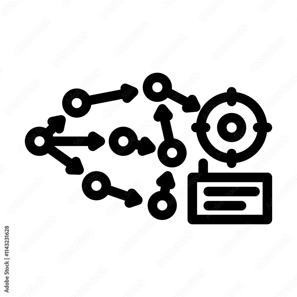 model accuracy gauge machine learning line icon vector. model accuracy gauge machine learning sign. isolated contour symbol black illustration model accuracy gauge machine learning line icon vector. model accuracy gauge machine learning sign. isolated contour symbol black illustration
