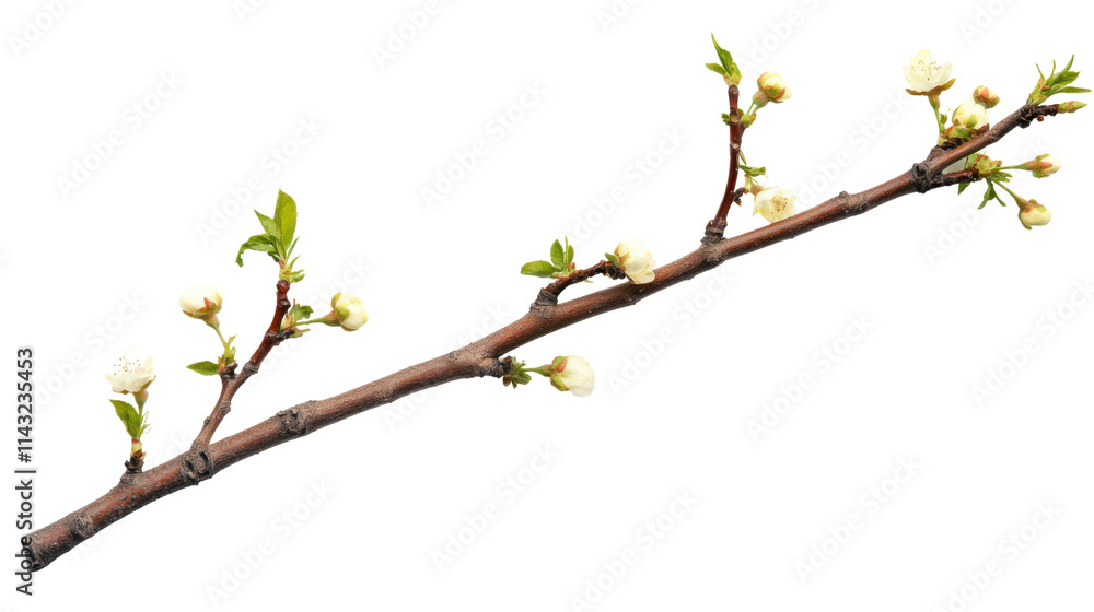 Blossoming branch transparent background Blossoming branch transparent background