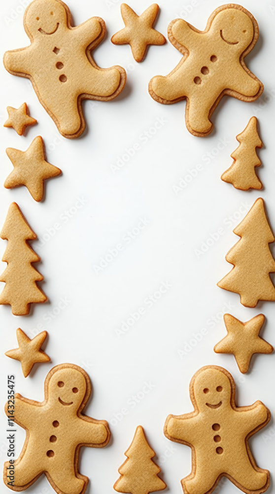 Christmas Card Christmas Cookie Cut-Outs Christmas Card Christmas Cookie Cut-Outs