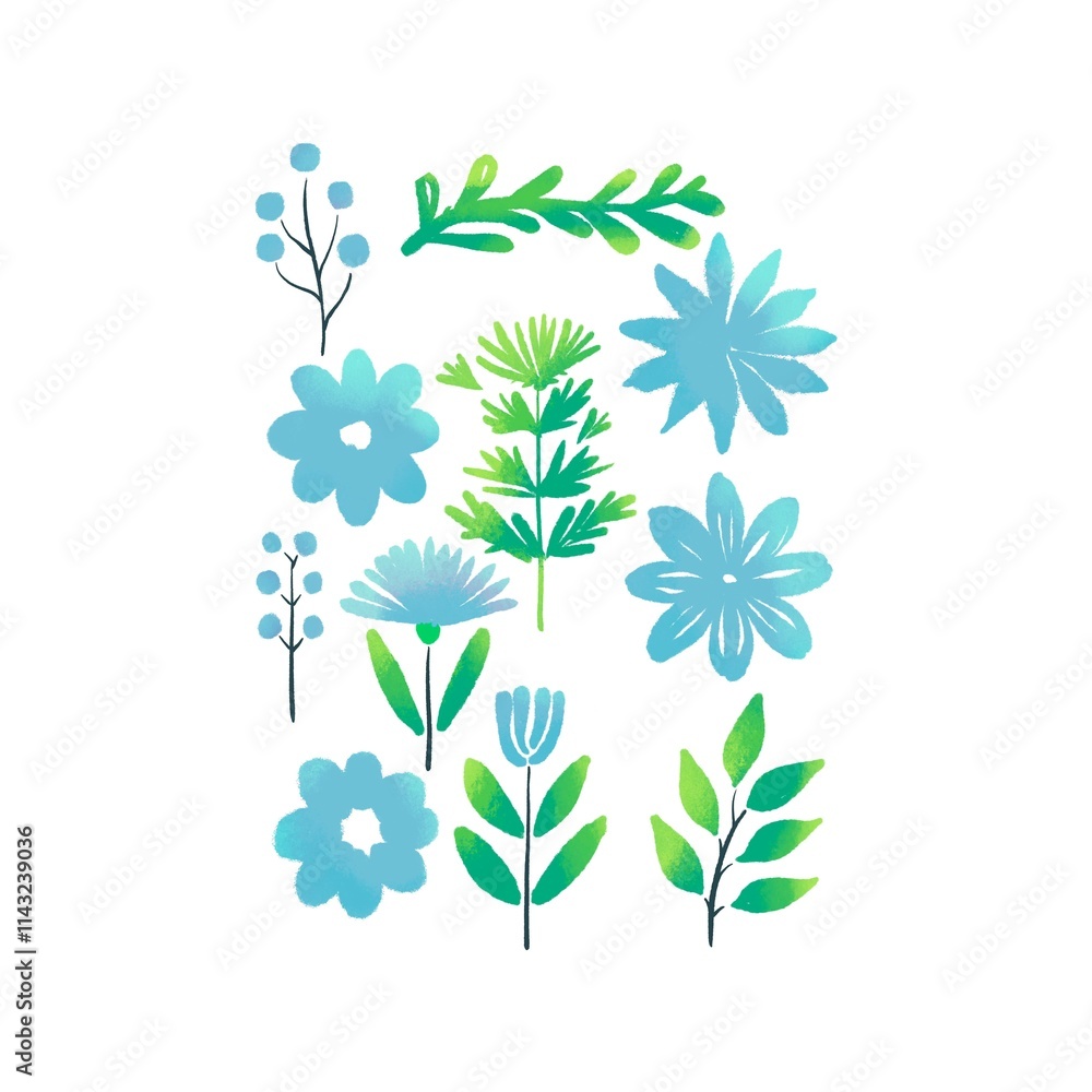 Minimalistic Isolated Seamless floral pattern set and pack of flowers and plants on white background colourful wallpaper paper wrap Tulip tulips and rose roses Minimalistic Isolated Seamless floral pattern set and pack of flowers and plants on white background colourful wallpaper paper wrap Tulip tulips and rose roses