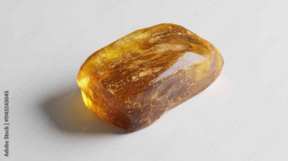 A polished amber stone with a translucent appearance, showcasing natural beauty. A polished amber stone with a translucent appearance, showcasing natural beauty.