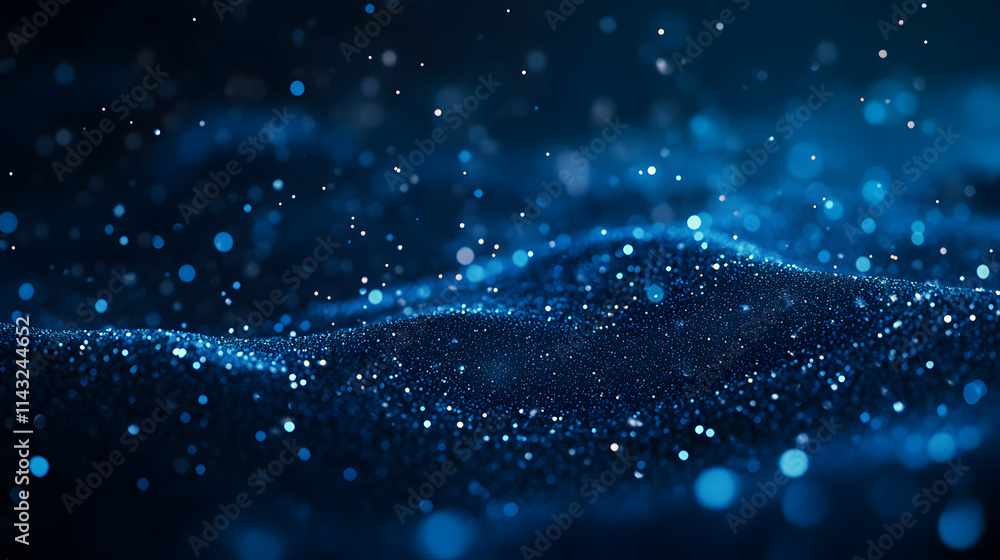 Glossy rain-like droplets on a midnight blue background. Glossy rain-like droplets on a midnight blue background.