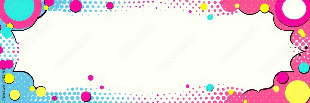 Colorful and vibrant pop art image effect with comic book style halftone dots and bold outlines, dots, pop art, retro Colorful and vibrant pop art image effect with comic book style halftone dots and bold outlines, dots, pop art, retro
