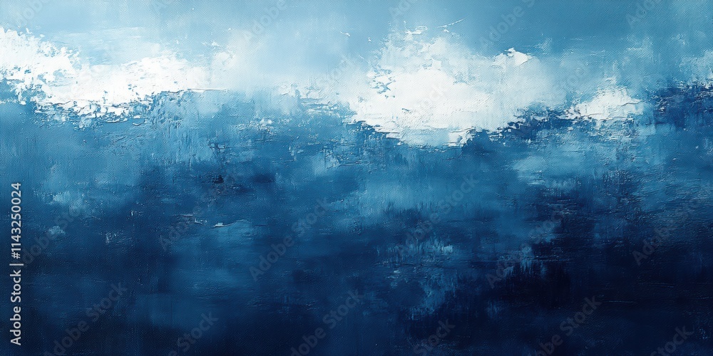 Textured abstract blue and white ocean-inspired oil painting, bold artistic strokes, serene marine tones, textured artistic waves, vibrant modern design, creative abstract details. Textured abstract blue and white ocean-inspired oil painting, bold artistic strokes, serene marine tones, textured artistic waves, vibrant modern design, creative abstract details.