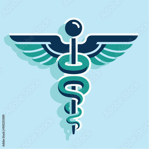 caduceus logo illustration