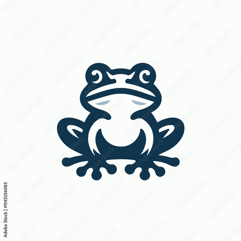 frog logo illustration