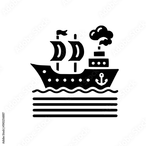 Steam-Powered Galleon Icon 