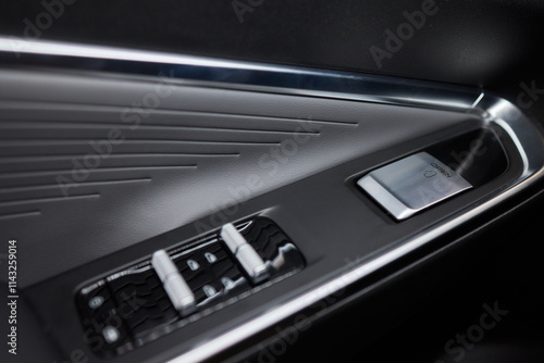 Modern Car Door Control Panel with Window Switches for convenience and functionality