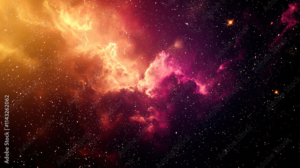 Fototapeta premium A glowing celestial sky with rays of light breaking through clouds, creating a serene and uplifting atmosphere. Perfect for inspirational, spiritual, or nature-themed visuals.
