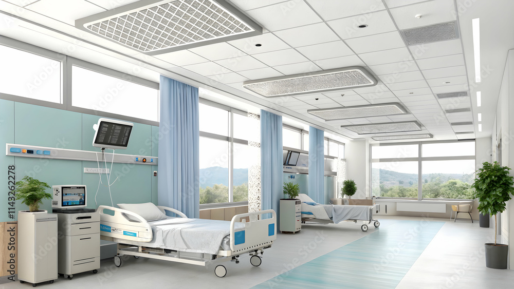 Purified Air Quality in Hospital Ward: Optimal Ventilation for Patient Comfort and Healing Purified Air Quality in Hospital Ward: Optimal Ventilation for Patient Comfort and Healing
