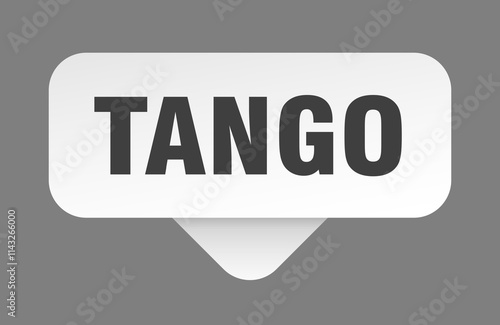 TANGO banner, button, sticker, label