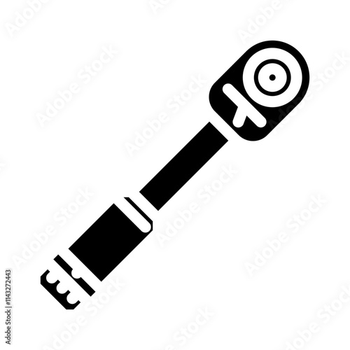 torque wrench car repair tool glyph icon vector. torque wrench car repair tool sign. isolated symbol illustration