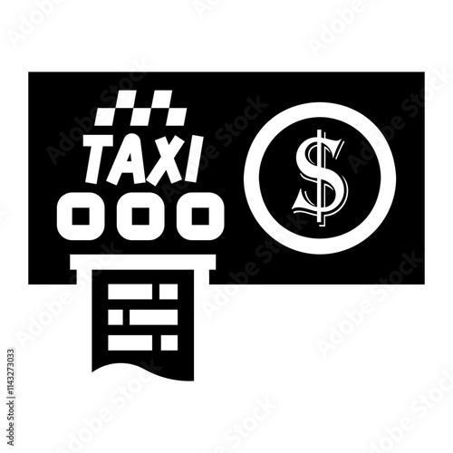 taximeter Solid icon