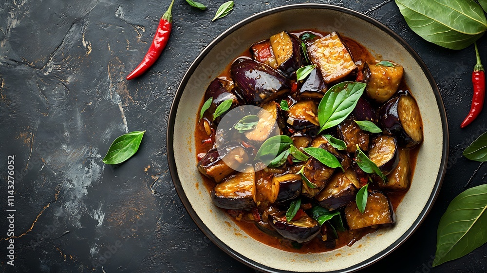 Spicy Eggplant Curry: A Sri Lankan Vegetarian Treat Spicy Eggplant Curry: A Sri Lankan Vegetarian Treat