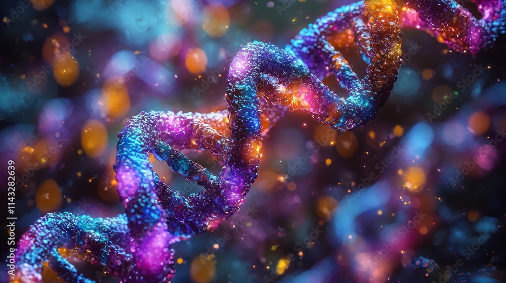 Luminous DNA Helix: A Microscopic View of Genetic Code Luminous DNA Helix: A Microscopic View of Genetic Code