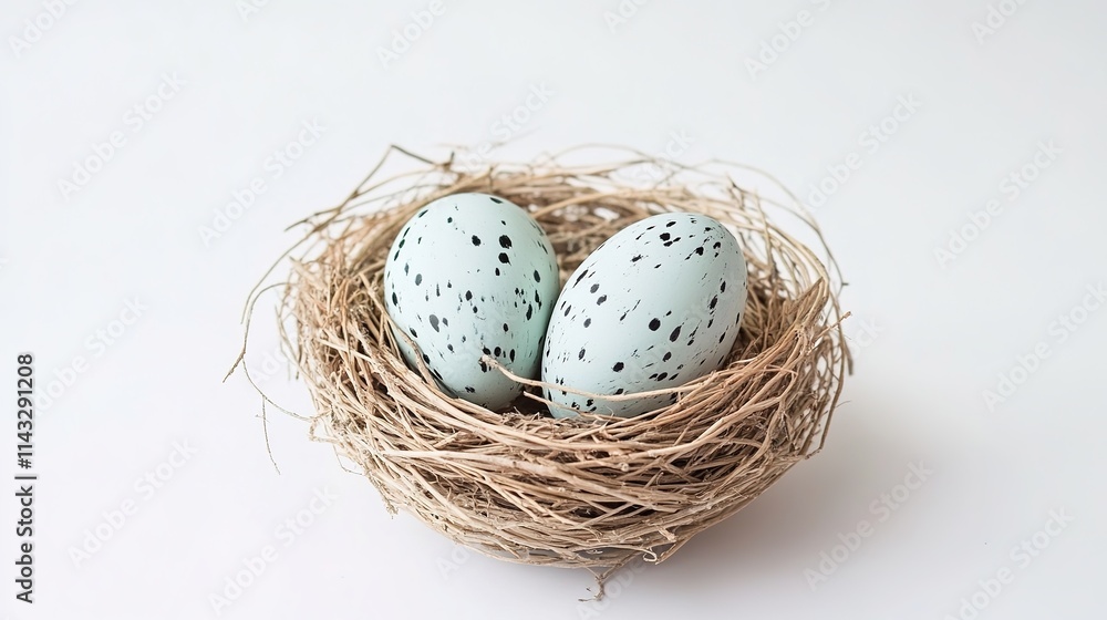 Bird Nest Isolated on White Background – Simple and Natural Nesting Illustration Bird Nest Isolated on White Background – Simple and Natural Nesting Illustration