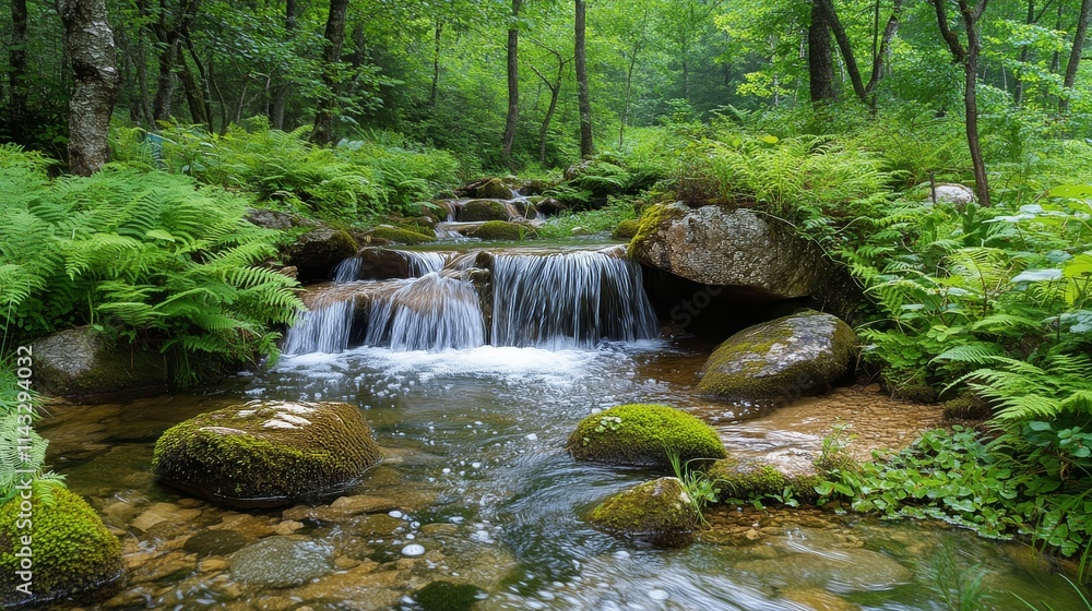 Graceful Flowing Waterfall Graceful Flowing Waterfall