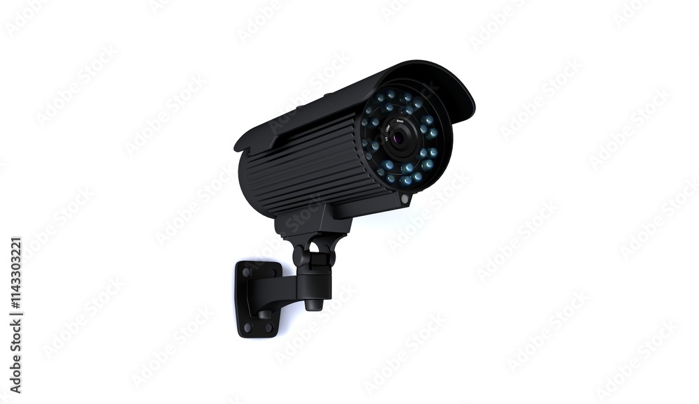 Security camera isolated on white background with clipping paths
Security camera isolated on white background with clipping paths