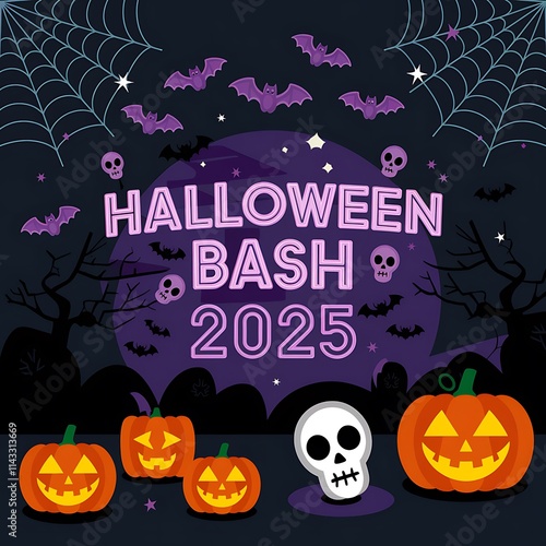 Halloween Bash Invitation Two Thousand Twenty Five photo