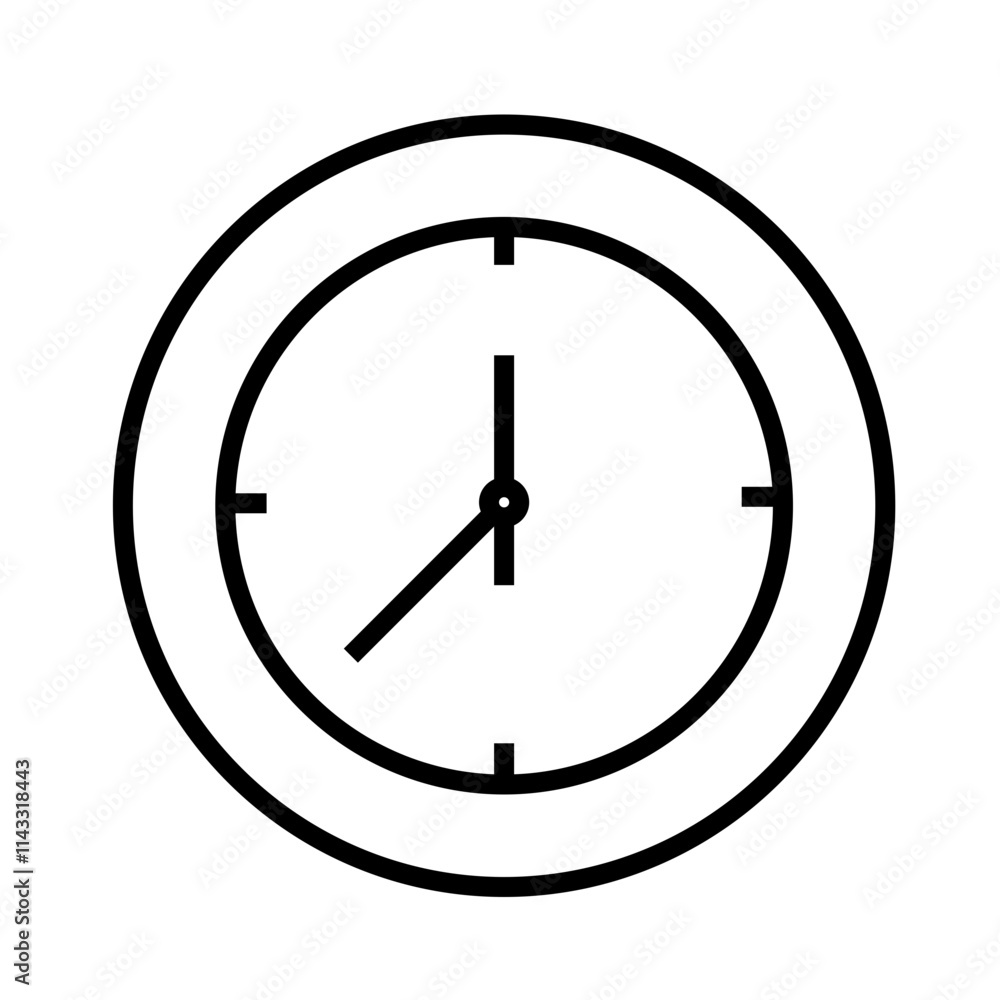 clock icon vector illustration clock icon vector illustration