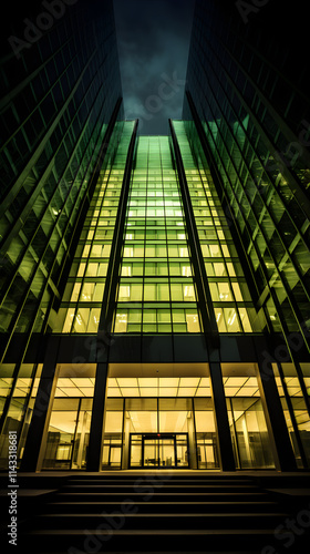 Imposing Structure and Corporate Grandeur: An Epic Frame of the BP Headquarters photo