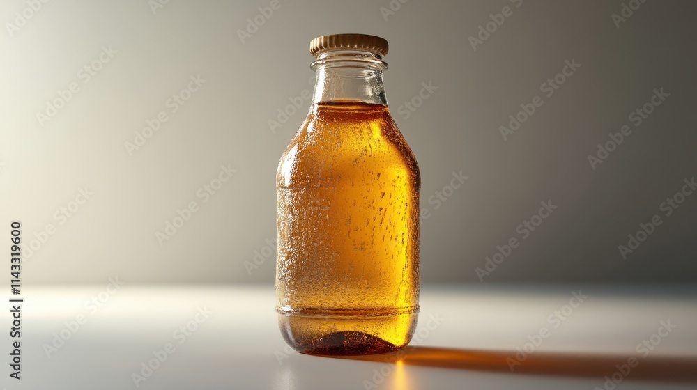 Honey lighting bottle white background. Honey lighting bottle white background.