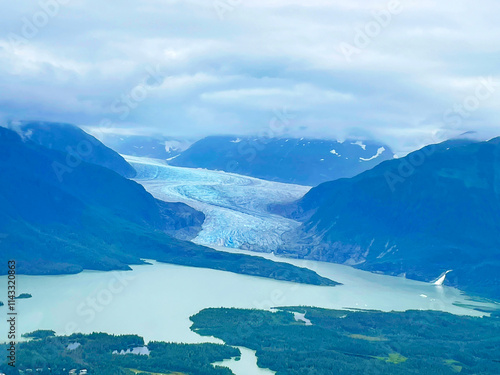 Mendenhall Glacier near Juneau photo