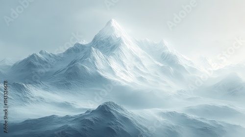 Wallpaper Mural Snow mountain outdoors nature white. Torontodigital.ca