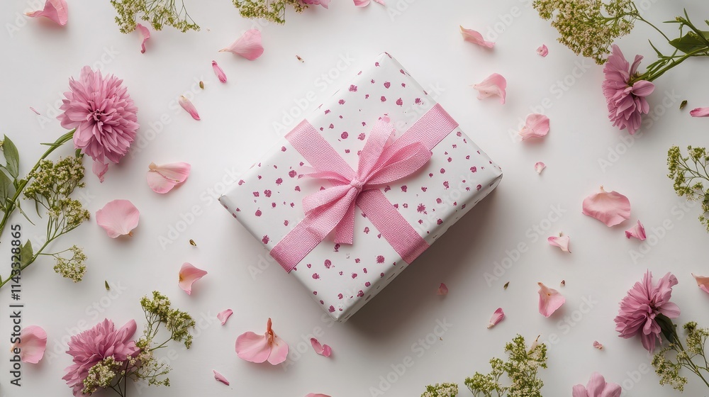 Gift white background celebration anniversary. Gift white background celebration anniversary.
