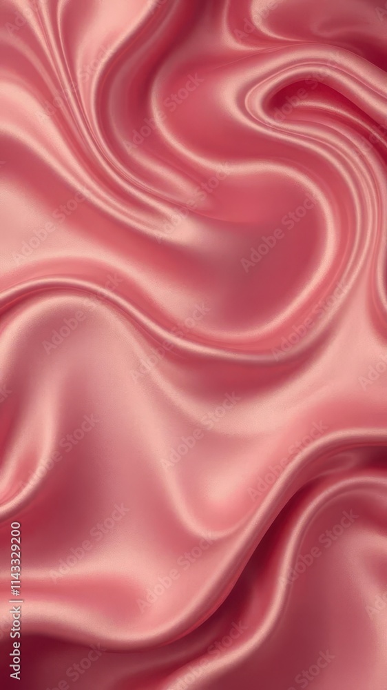 Fototapeta premium Abstract swirling silk texture, rich deep hues, silk, wallpaper, sophisticated