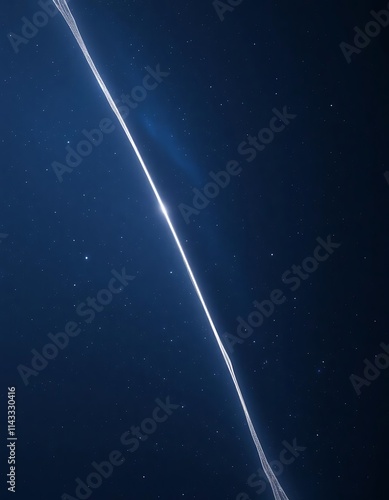 Celestial Stream: A Line in the Night Sky photo