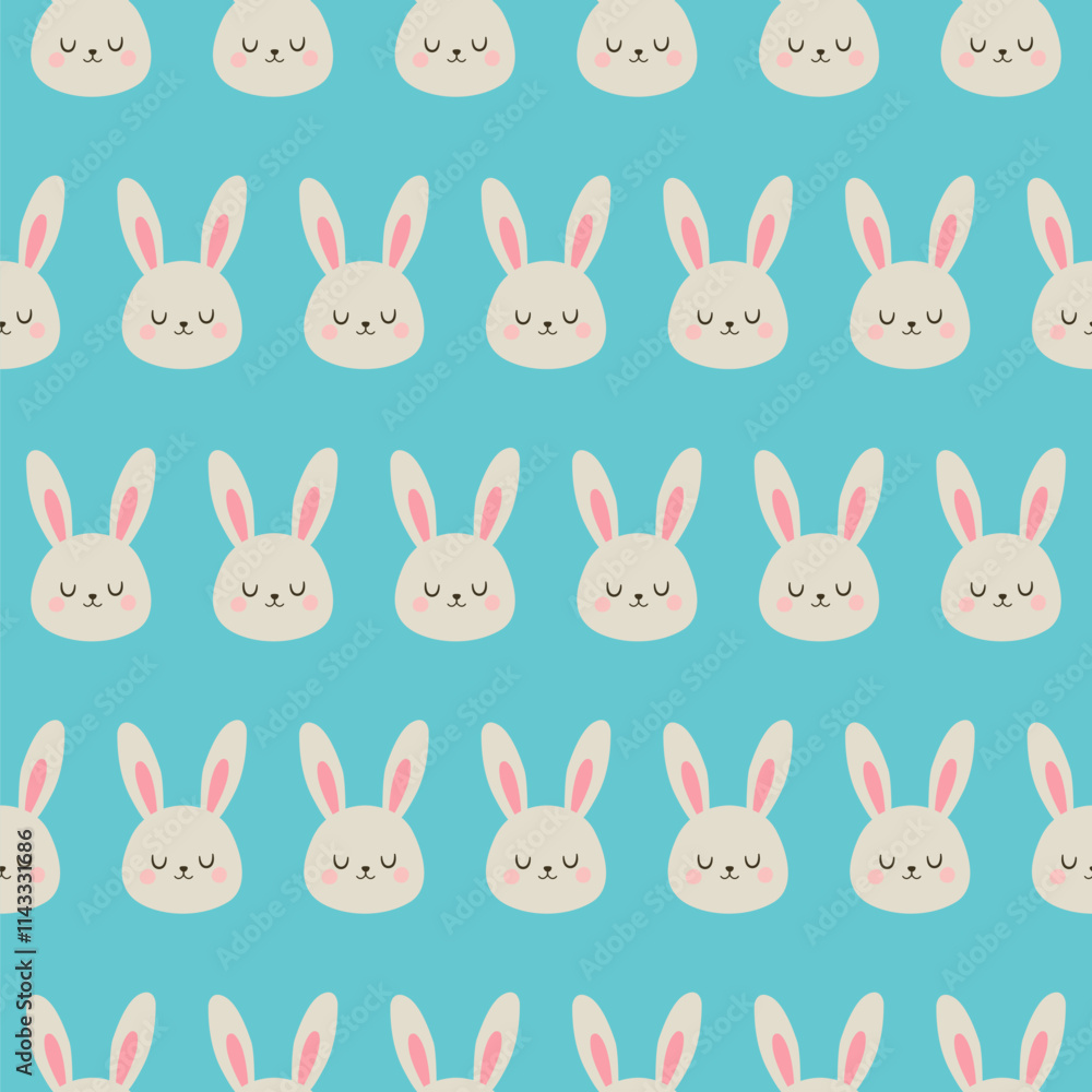Pattern Cute hare. Vector simple illustration Pattern Cute hare. Vector simple illustration
