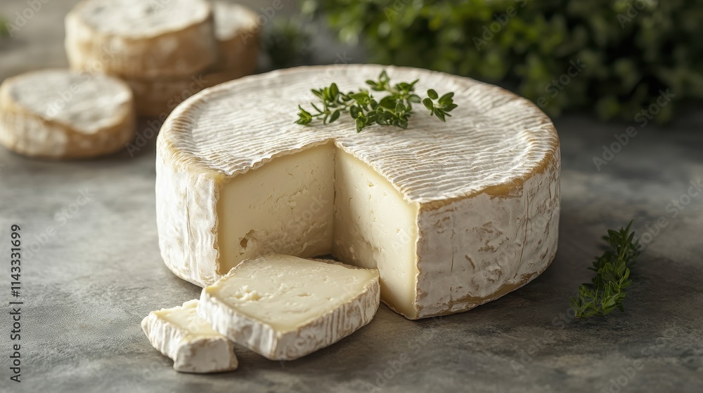 Fresh, delectable cheese sliced and isolated on a blank backdrop. Fresh, delectable cheese sliced and isolated on a blank backdrop.