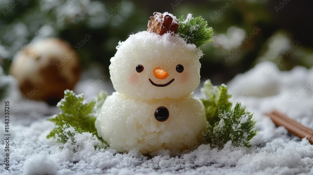 Obraz premium Cute Snowman chrismas