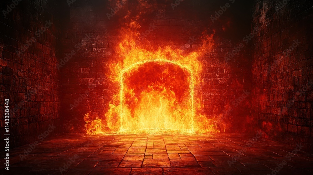 Fototapeta premium Web Application Firewall Concept - WAF-