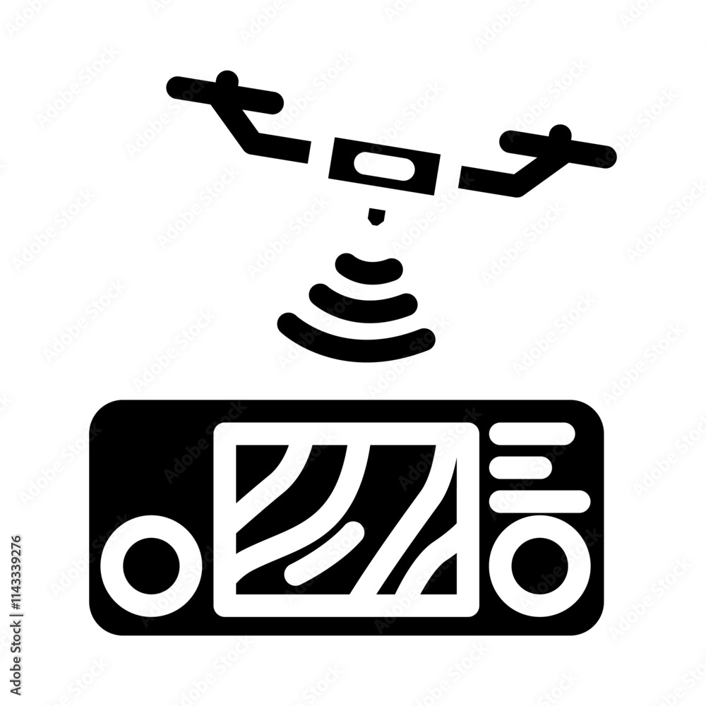 thermal imaging camera aerial vehicle glyph icon vector. thermal imaging camera aerial vehicle sign. isolated symbol illustration thermal imaging camera aerial vehicle glyph icon vector. thermal imaging camera aerial vehicle sign. isolated symbol illustration