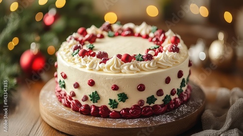 Wallpaper Mural Christmas day Christmas cake Torontodigital.ca