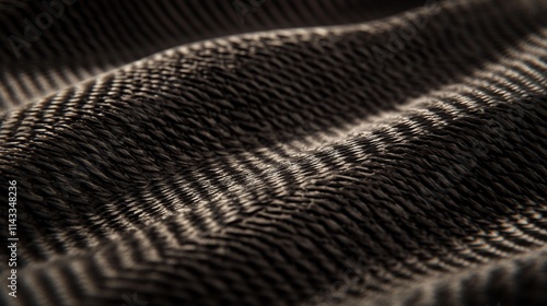 Wallpaper Mural Dark Textured Fabric Shows Deep Waves and Shadows Torontodigital.ca