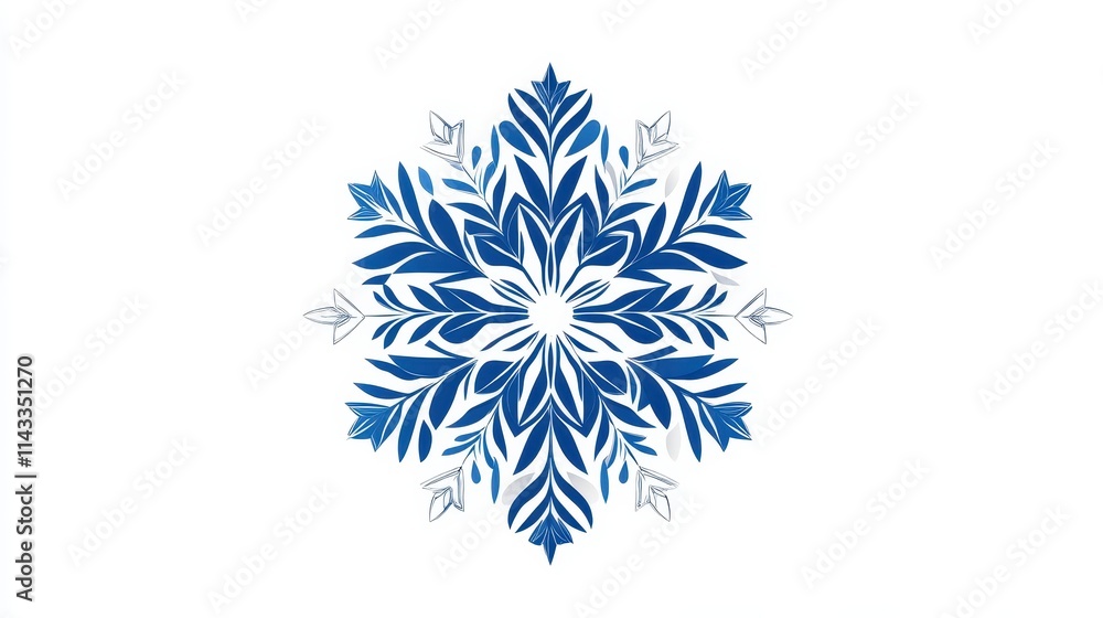 Snowflake logo icon pattern white white background. Snowflake logo icon pattern white white background.