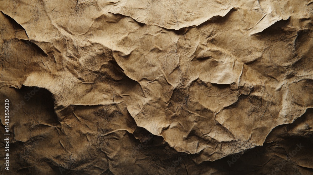 Crumpled Brown Paper Texture Background Image Crumpled Brown Paper Texture Background Image